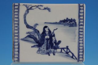 A Chinese Porcelain Pillow Or Head Rest,  19th C. photo