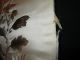 Antique Chinese Silk Embroidery Embroidered Flower & Butterfly Panel Robes & Textiles photo 5