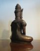 Antique Bronze Statue Of Maitreya Buddha Of The Future From Khmer Cambodia Other photo 4