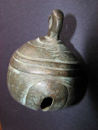 Antique Burma Bell Collectible Bronze Old Vintage Art Primitive Asia Burmese Lot photo