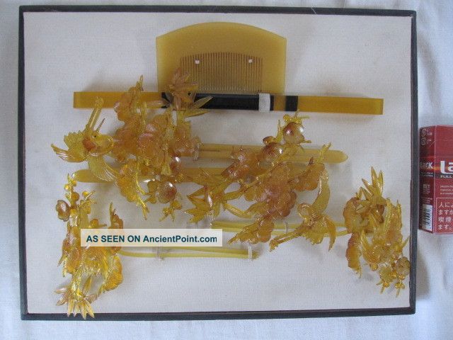 Antique Japanese Kanzashi Lots 6p Group Hair Pin Kimono Geisha Geisha Hanayome Other photo