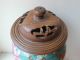 Colourful 19th C Chinese Porcelain Famille Rose Phoenix Vase Vases photo 6