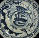 Antique Chinese Porcelain Blue & White Plate Fujian Kiln Phoenix Ho Ho Plates photo 1