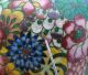 Antique Or Vintage Pair Of Chinese Chintz Style Cloisonne Flower Vases (9.  4 