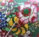 Antique Or Vintage Pair Of Chinese Chintz Style Cloisonne Flower Vases (9.  4 