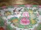 Vintage Chinese Rose Medallion Large Serving Plate / Platter 13 