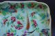 Antique Chinese 19thc Celadon Handpainted Square Dish Plates photo 5