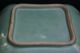 Antique Chinese 19thc Celadon Handpainted Square Dish Plates photo 7