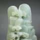Chinese Hand - Crafted Carved Hetian Jade Statue & Teacher And Student Men, Women & Children photo 4