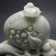 100% Natural Jadeite A Jade Hand - Carved Statues - Pomegranate Nr/pc2365 Other photo 1