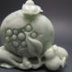 100% Natural Jadeite A Jade Hand - Carved Statues - Pomegranate Nr/pc2365 Other photo 3