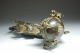 Chinese Bronze Horses Standing On The Ball &with Qing Mark Nr Horses photo 9