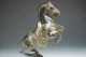 Chinese Bronze Horses Standing On The Ball &with Qing Mark Nr Horses photo 1