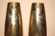 19th Cent Pair Of Japanese Antique Meiji Inlaid Bronze Vases Signed, Vases photo 2