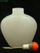White - Jade Snuff Bottle Rare Chinese Antique P - 0010 Snuff Bottles photo 1