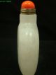 White - Jade Snuff Bottle Rare Chinese Antique P - 0010 Snuff Bottles photo 2