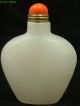 White - Jade Snuff Bottle Rare Chinese Antique P - 0010 Snuff Bottles photo 3