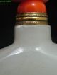 White - Jade Snuff Bottle Rare Chinese Antique P - 0010 Snuff Bottles photo 5
