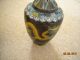 Unusual Pair Chinese Cloisonne Vases Bottle Shaped Millers Antiques Vases photo 4