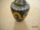 Unusual Pair Chinese Cloisonne Vases Bottle Shaped Millers Antiques Vases photo 5