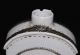 18th C Antique Chinese Export Porcelain Tea Caddy W/ Black Scenic Motif Pots photo 6