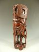 Chinese Carved Wood Figure Of An Immortal Li Tieh Kuai 19thc Woodenware photo 4