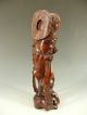 Chinese Carved Wood Figure Of An Immortal Li Tieh Kuai 19thc Woodenware photo 5