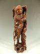 Chinese Carved Wood Figure Of An Immortal Li Tieh Kuai 19thc Woodenware photo 6