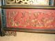 Antique 19c Asian Chinese Hand Carved Wood Panel Temple Opium Bed Other photo 7