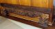 Antique 19c Asian Chinese Hand Carved Wood Panel Temple Opium Bed Other photo 8