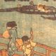 Antique Japanese Woodblock Print Hiroshige Fireworks Ryogoku Bridge Edo Period Prints photo 8
