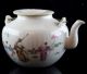 Perfect Export Chinese Famille Rose Porcelain Cov.  Teapot 19th Century Signed 2 Teapots photo 2