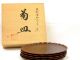 Japanese Vintage Lacquer Ware Tea - Thing Kashiki,  Traditional Chrysanthemum Plates photo 4