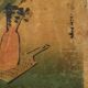 Antique Japanese Woodblock Print Hiroshige Fish Daikon Radish Grater Edo Period Prints photo 2