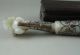 Antique Chinese Hetian Jade Carved Phoenix Spatula Carving Other photo 9