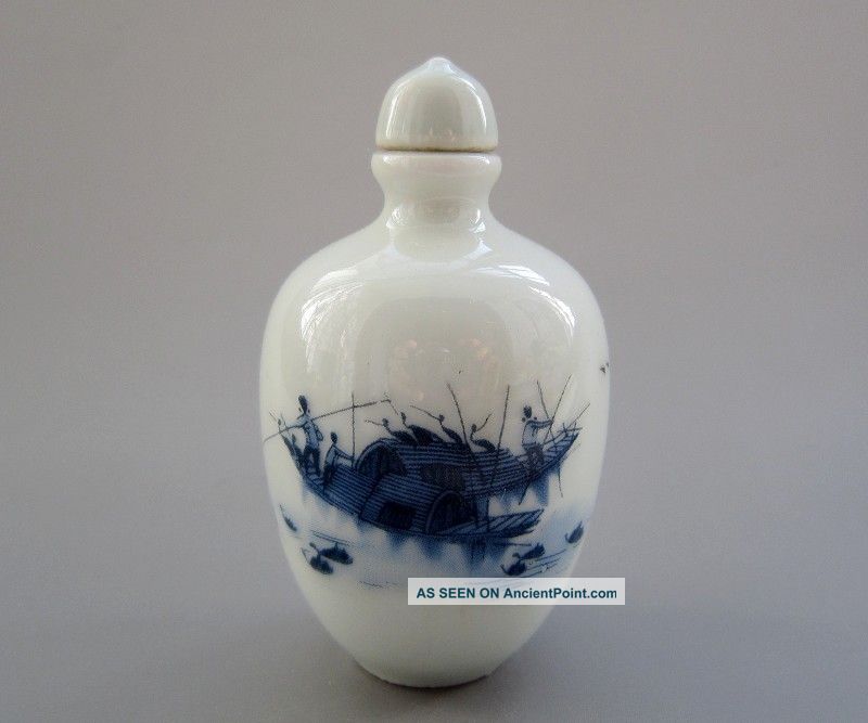 18 - 19th C.  Chinese Blue And White Porcelain Snuff Bottle 031 Other photo