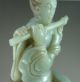 650g Chinese Hetian Jade Carved Lady Carving Other photo 7