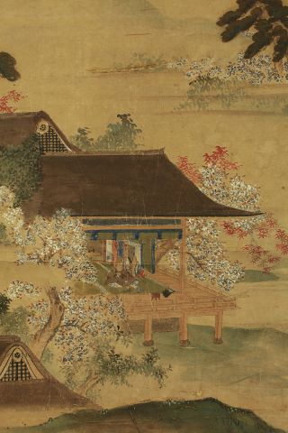 Japanese Hanging Scroll : Tosa Mitsunari 
