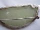 Antique Carved Chinese White Jade Jadeite Sterling Silver Fu / Foo Dog Brooch Other photo 3