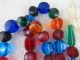 Afghan Old Glass Colorful Bead Necklace Other photo 3