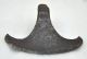 1800s Antique Hand Forged Steel Axe Head Shape India photo 3