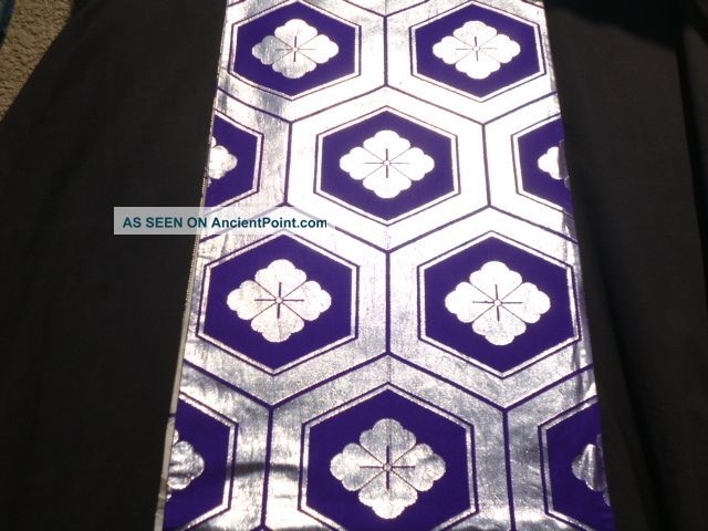 Japanese Kimono Fukuro Obi,  Fine Other photo