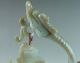 Fine Chinese Hetian Jade Carved Dragon Phoenix Carving Other photo 1