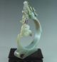 Fine Chinese Hetian Jade Carved Dragon Phoenix Carving Other photo 4