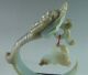 Fine Chinese Hetian Jade Carved Dragon Phoenix Carving Other photo 6