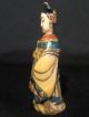 Antique Ox Bone 象牙 Chinese Canton Carved Polychrome Snuff Bottle Empress W.  Fan Snuff Bottles photo 6