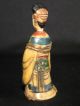 Antique Ox Bone 象牙 Chinese Canton Carved Polychrome Snuff Bottle Empress W.  Fan Snuff Bottles photo 7