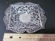 Fine Chinese Export Silver Small Tray W/intricate Open Work Dragon Detail Other photo 8