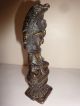 Antique Indian Carved Bronze Figure Shiva & Cobra Circa18th C Hindu Buddha India photo 1