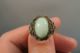 Vintage Chinese Silver Filigree Enamel Jade Jadeite Ring Rings photo 1